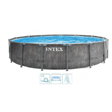 INTEX GREYWOOD PRISM FRAME PREMIUM POOLS Schwimmbad 549 x 122 cm 26744GN