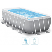 INTEX Prism Frame Rectangular premium pools 400 x 200 x 122 cm 26790GN