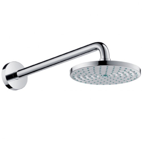 Hansgrohe Raindance AIR Tellerkopfbrause O180mm DN15 mit Brausearm chrom 27468000