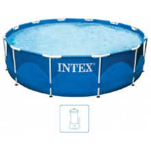 INTEX Metal Frame Pools Schwimmbecken 366 x 76 cm 28210