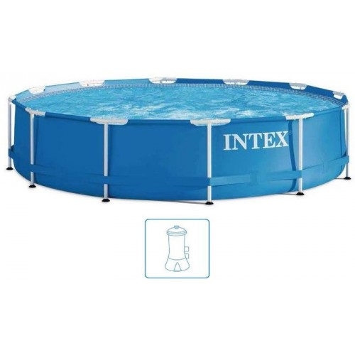 INTEX METAL FRAME POOLS Schwimmbad 457 x 84 cm 28240NP