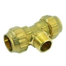 GEBO BTA Außengewinde-T-Stück, 10 mm × 1/2" × 20 mm, 315112001