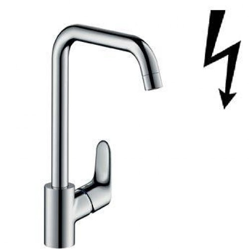 Hansgrohe Focus Einhebel-Küchenarmatur, DN15 für Niederdruck, edelstahl-optik 31822800 Hansgrohe Focus Einhebel-Küchenarmatur, DN15 für Niederdruck, edelstahl-optik 31822800