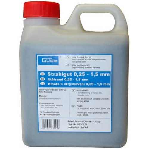 GÜDE Strahlgut 0,2 - 1,4 mm 1,5 kg 40004