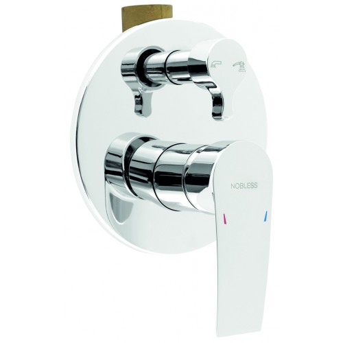 NOVASERVIS NOBLESS HEDA Wannen-Duscharmatur mit Umschalter, Chrom 40050R,0 NOVASERVIS NOBLESS HEDA Wannen-Duscharmatur mit Umschalter, Chrom 40050R,0