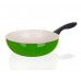 BANQUET Wok Pfanne 24 cm grün Ceramia Natura Verde 40JC24WCCGR