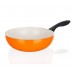 BANQUET Wok Pfanne 24 cm orange Ceramia Natura Arancia 40JC24WCCOR