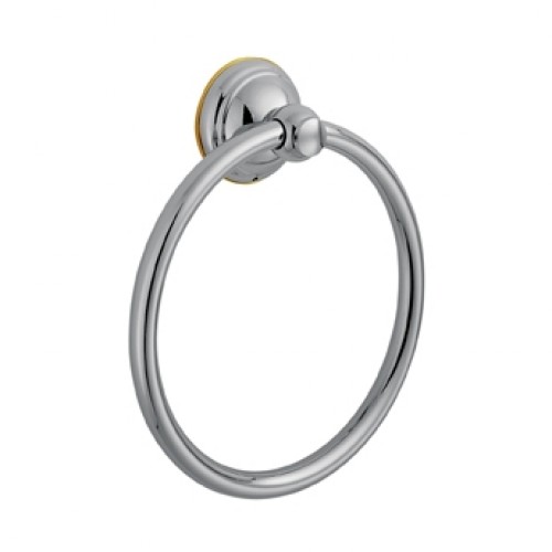 Hansgrohe Axor Carlton Handtuchring chrom/gold optik 41421090 Hansgrohe Axor Carlton Handtuchring chrom/gold optik 41421090