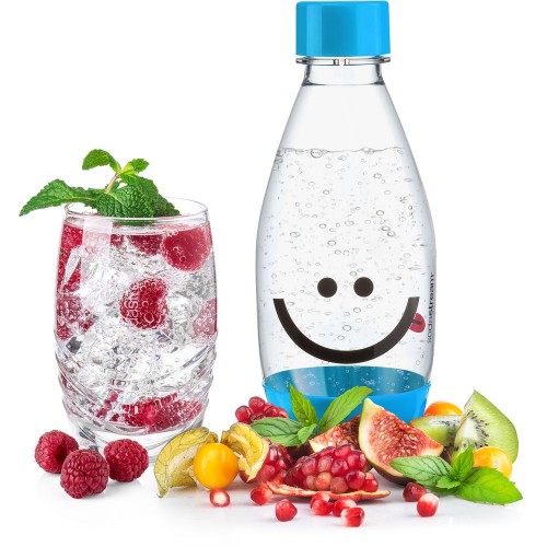 SODASTREAM Babyflasche 0,5 l Smiley blau