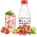 SodaStream Kinderflasche 0,5l Smiley rot