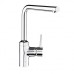 Kludi L-ine Spültisch Einhandmischer L-ine H: 30 Ausladung 21 cm chrom, 428140577