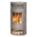 ABX POLAR 4654-4-II Holz-Kaminofen, schwarzes Blech+Granit paradiso 4654-4ZPc