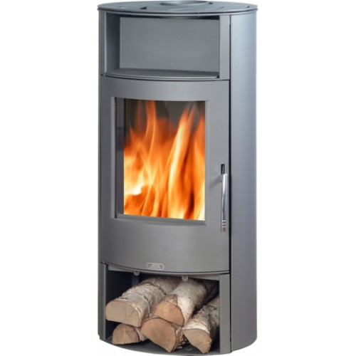 ABX ISLAND Holz-Kaminofen, schwarz+Sandstein 4672-5P ABX ISLAND Holz-Kaminofen, schwarz+Sandstein 4672-5P