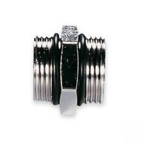 IVAR Doppelnippel, 1/2" AG × 1/2" AG, vernickelt 550019 IVAR Doppelnippel, 1/2" AG × 1/2" AG, vernickelt 550019