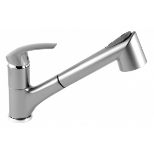 METALIA 57 Spültischarmatur mit ausziehbarer Geschirrbrause, Grau 57081,68 METALIA 57 Spültischarmatur mit ausziehbarer Geschirrbrause, Grau 57081,68