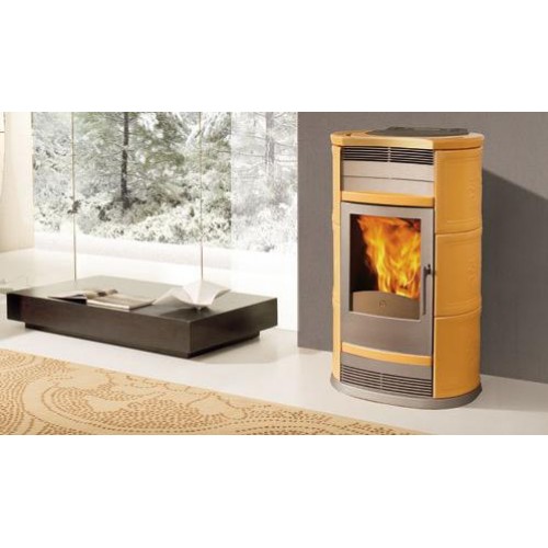 EDILKAMIN NILO Pellet-Kaminofen, ambra 657010