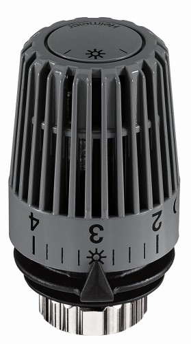 HEIMEIER Thermostatkopf K RAL 7037 staubgrau, 6000-00.505