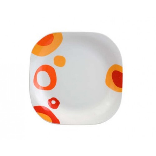 BANQUET Desserteller square 20,5cm RED BUBBLE 60113709R BANQUET Desserteller square 20,5cm RED BUBBLE 60113709R