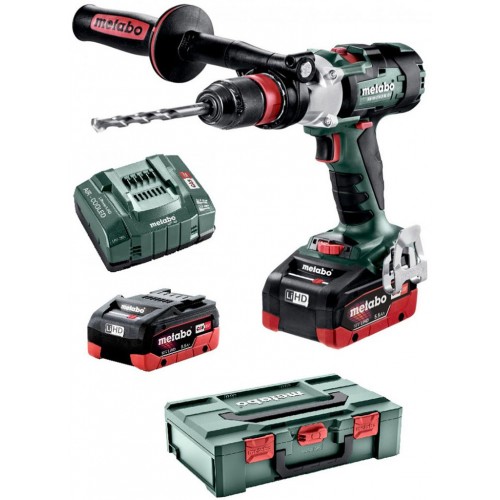 Metabo 602357660 SB 18 LTX-3 BL Q I Akku-schlagbohrschrauber, 2X5.5 Ah, MetaBOX
