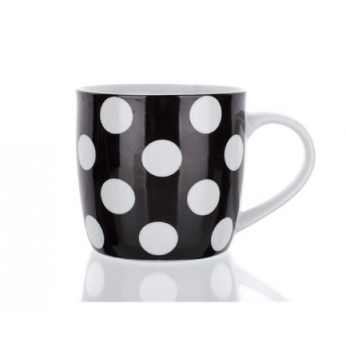 BANQUET Tasse schwarz mir Punkten 60JG004 BANQUET Tasse schwarz mir Punkten 60JG004