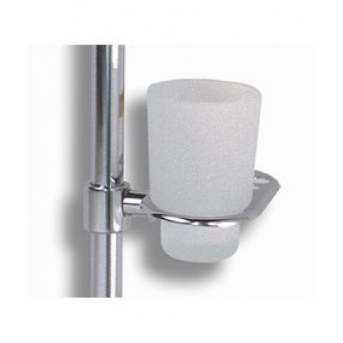 NOVASERVIS METALIA 1 Zahnbürsten- und Becherhalter, Chrom, 6149,0Z