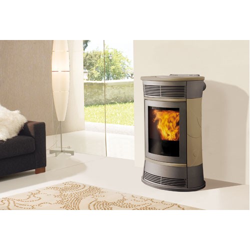 EDILKAMIN CHERIE Pellet-Kaminofen, lkastanienbraun 648070