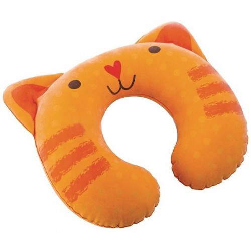 INTEX Kinder Reise Kopfkissen aufblasbar, Katze 68678NP