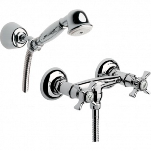 Roca Florentina Duschbatterie mit Handbrause, chrom 75062222A0