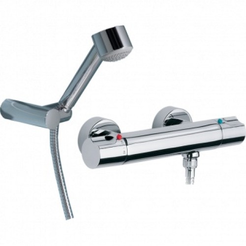 Roca Moai Thermostat-Wannenbatterie mit Handbrause, 75A1146C00