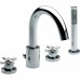 Roca Loft Zweihand-Wannenarmatur, chrom 75A0943C00
