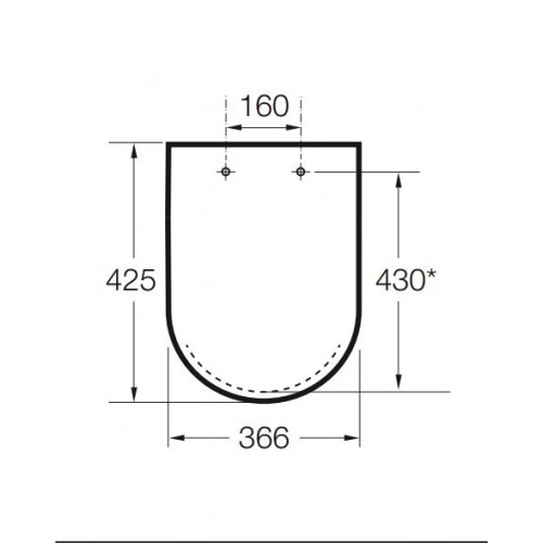 Roca Happening WC-Sitz mit Softclose, 7801562004
