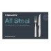 Fiskars Steak-Besteck-Set Ganzstahl, 24-teilig 1027505
