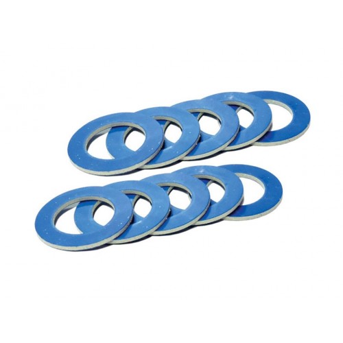 NÝVLT Ch2/135 Flachdichtungsatz für Ventile, asbestfrei, 10 Stk., 1", 38 × 24 × 2 mm