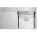 ALVEUS PURE 40 UP R Edelstahlspüle, 790 x 525 mm, rechts 1123790