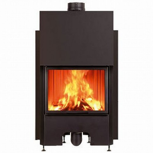 EDILKAMIN AIRFIRE Kamineinsatz, luftführend, flate schiebbare Tür 613020