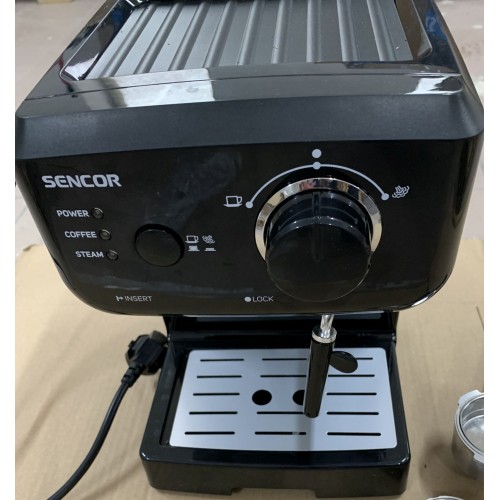 SENCOR SES 1710BK coffee machine with cappuccinatore