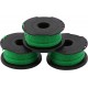 Black & Decker A6486-XJ Ersatzschnur, 3er-Set, 2,0 mm x 6 m