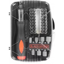 Black & Decker A7062-XJ Bit- und Steckschlüsselsatz, 40-teilig