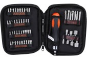 Black & Decker A7104-XJ Bit- und Steckschlüssel-Set (56ks) mit Ratschenschraubendreher