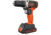 Black & Decker BCD001C1-QW Akku-Bohrschrauber (37Nm/18V/1x1,5Ah)