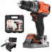 Black & Decker BCD382D1XK-QW Akku-Bohrschrauber (45Nm/18V/1x2,0Ah), Koffer