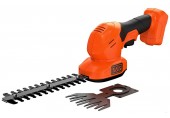 Black & Decker BCSS18B-XJ Akku-Gras- und Strauchschere (20cm/18V/ohne Akku und Ladegerät)