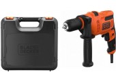 Black & Decker BEH200K-QS Schlagbohrmaschine (500W/13mm), Koffer