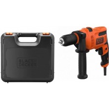 Black & Decker BEH200K-QS Schlagbohrmaschine (500W/13mm), Koffer