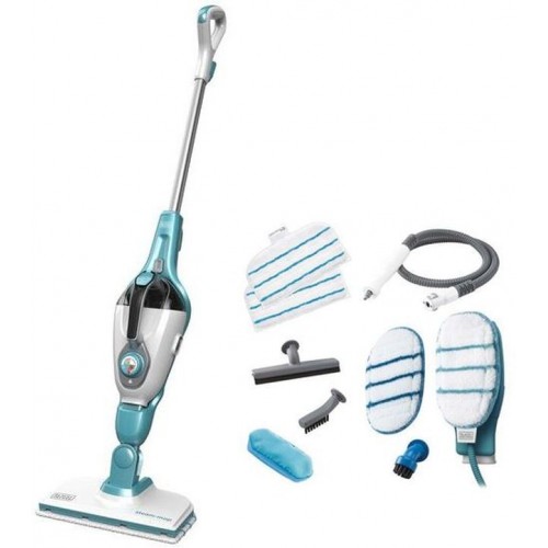 Black & Decker FSMH1351SM-QS Dampfmopp mit Handdampfreiniger 9in1 (1300W/0,5L)