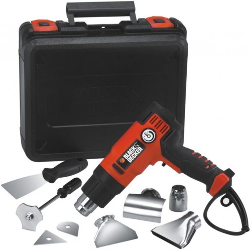 Black & Decker KX2200K-QS Heissluftgerät (2000W/65°C-645°C), Koffer