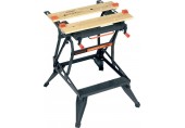 Black & Decker WM550-XJ Werkbank mit 2 einstellbaren Arbeitshöhen (250kg/610x250mm)