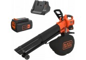 Black & Decker BCBLV3625L1-QW Akku Laubbläser/Staubsauger (36V/1x2,5Ah/45l)