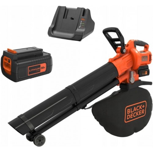 Black & Decker BCBLV3625L1-QW Akku-Laubbläser (36V/1x2,5Ah/45l)