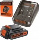 Black & Decker BDC1A15-QW adegerät 14,4 V und 18 V + Akku (1x1,5 Ah/18V)